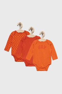 gapfactory Baby Bodysuit (���� �� 3-Pack) Color: New Dark Orange