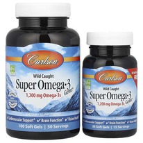 Carlson, Super Omega-3 Gems, ����������������� �����-3 ������� �� ���� ������ ��
